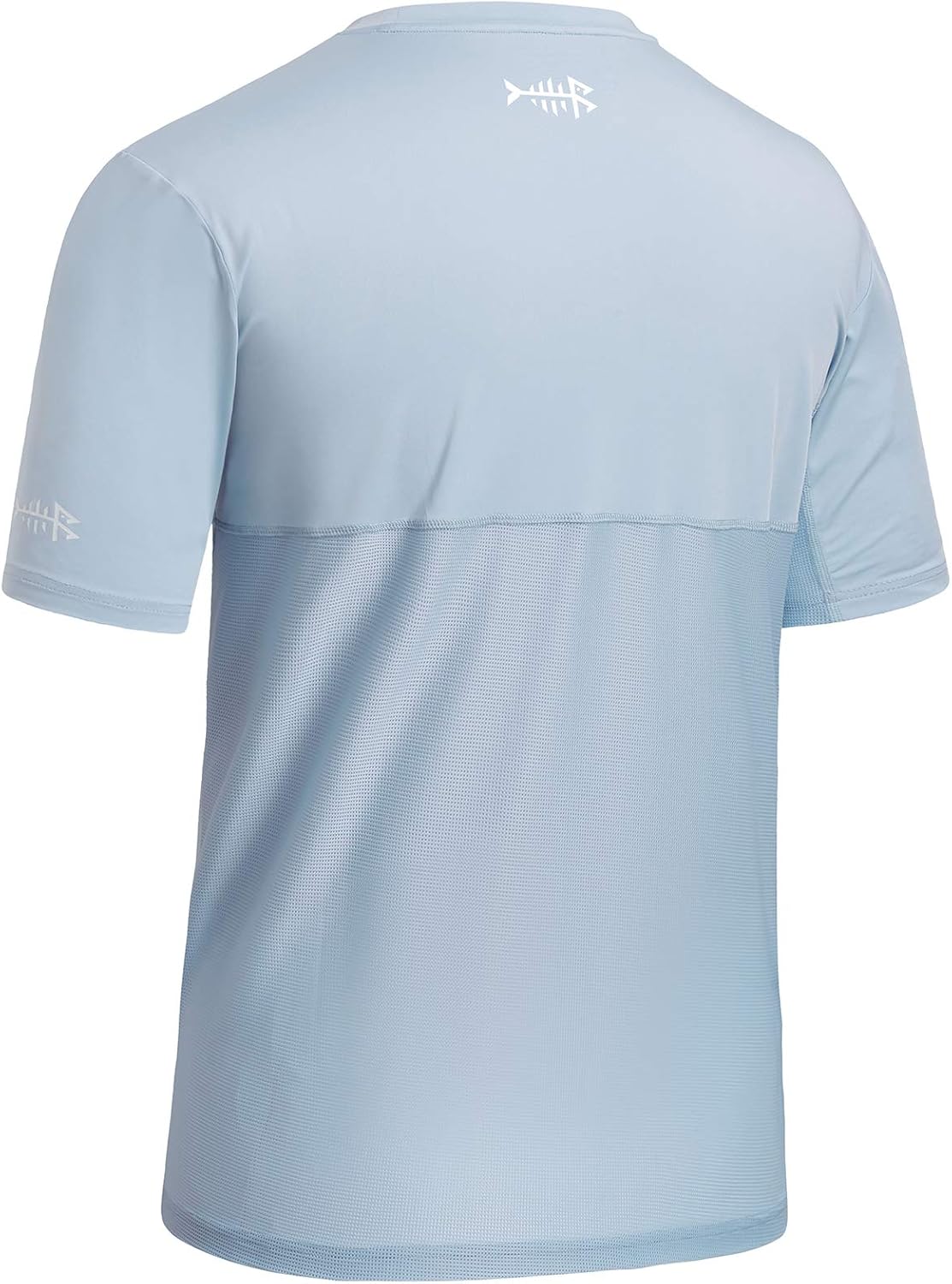 Detalle de Bassdash – Maglietta da Uomo con Protezione Solare UPF 50+ e Silhouette ampia per pesca e outdoor