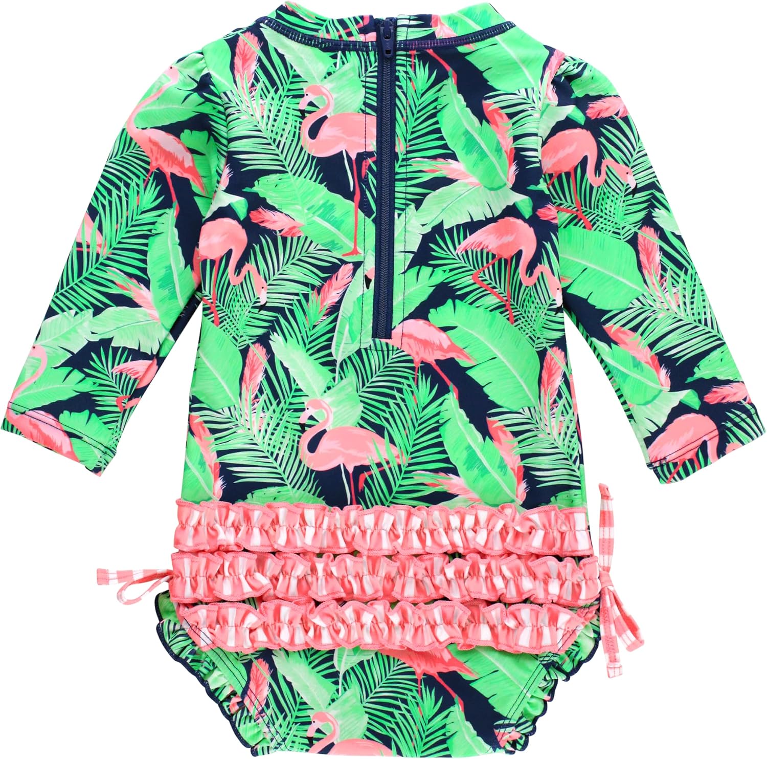 Detalle de RuffleButts One Piece UPF 50+ Rash Guard