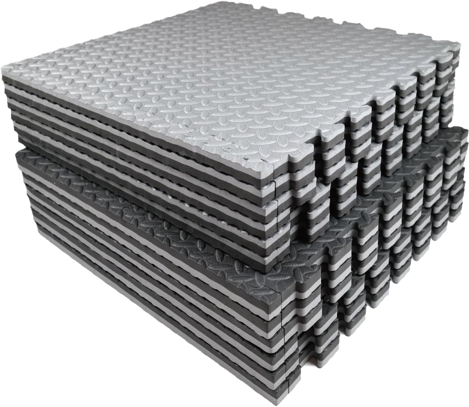 Detalle de AIRHOP Upgraded 0.79" 48 Sq Ft EVA Gym Mats
