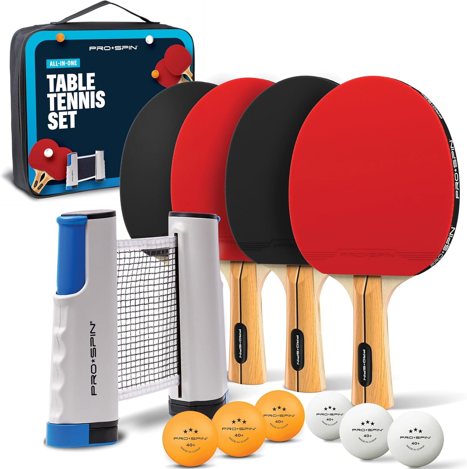 Thumbnail 6 de PRO-SPIN Set da Tavolo Portatile con Rete Estensibile 183 cm