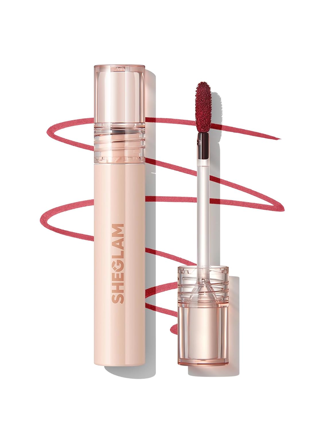 Detalle de SHEGLAM sb251113403715414181 Peel-Off Lip Liner Stain, Cherry Bark Nude Tint