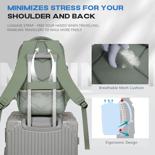 Thumbnail 6 de Xkdoai Mochila de Cabina 40x30x20 cm, 20L y Antirrobo para Ryanair/Wizz Air/EasyJet