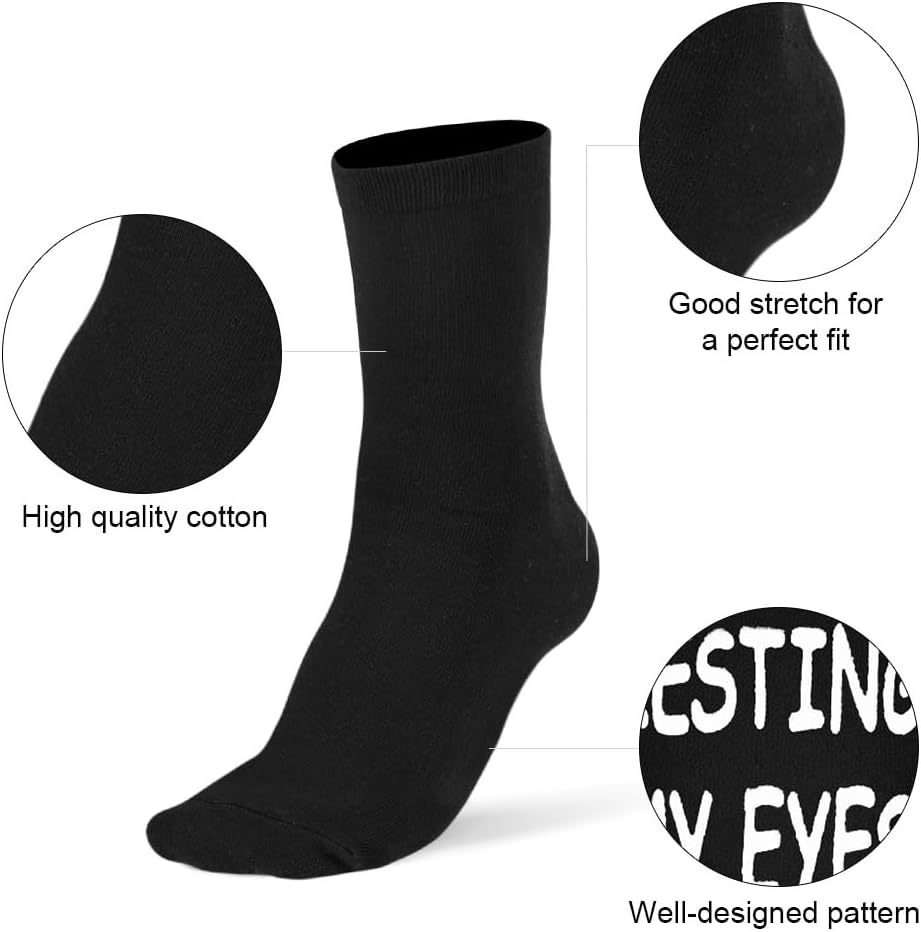 Detalle de OFFCUP Funny Cotton Novelty Crew Socks for Men and Women