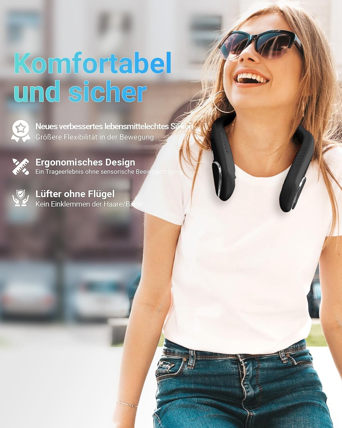 Thumbnail 2 de Personal Neck Fan, 6000 mAh