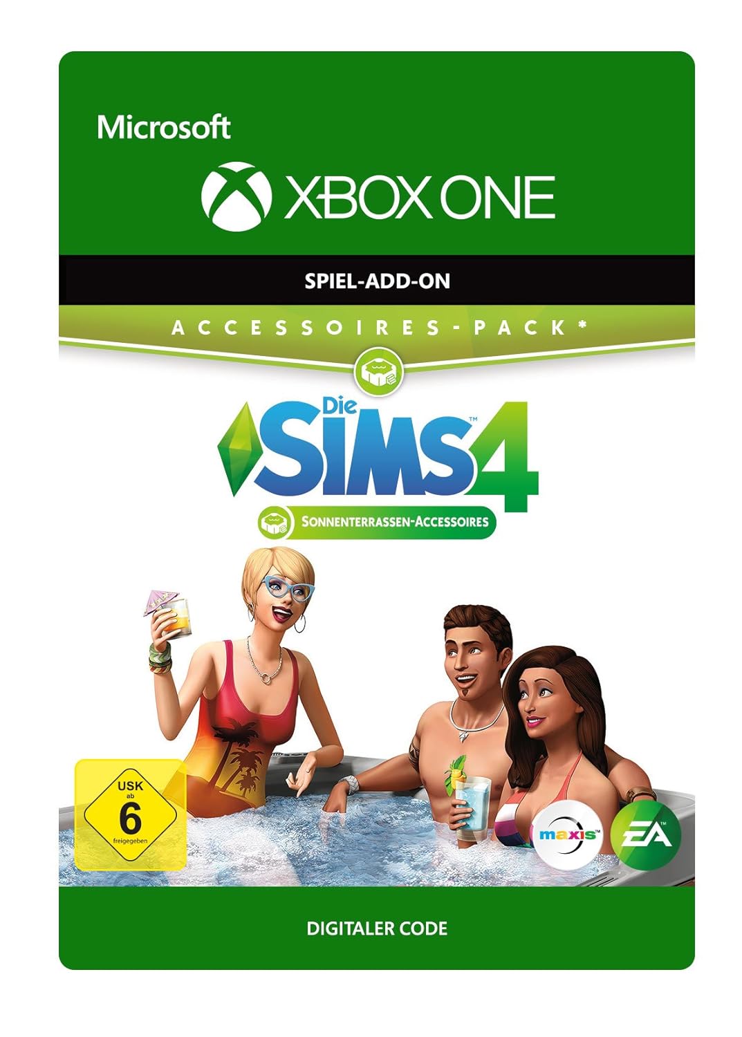 Detalle de Die Sims 4 Dschungel – Abenteuer (GP 6) DLC für Xbox One als Download-Code