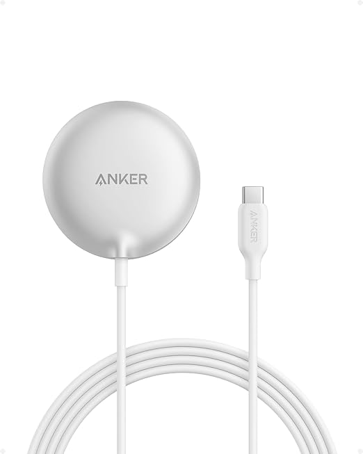 Detalle de Anker MagGo Cargador Inalámbrico 15W para iPhone