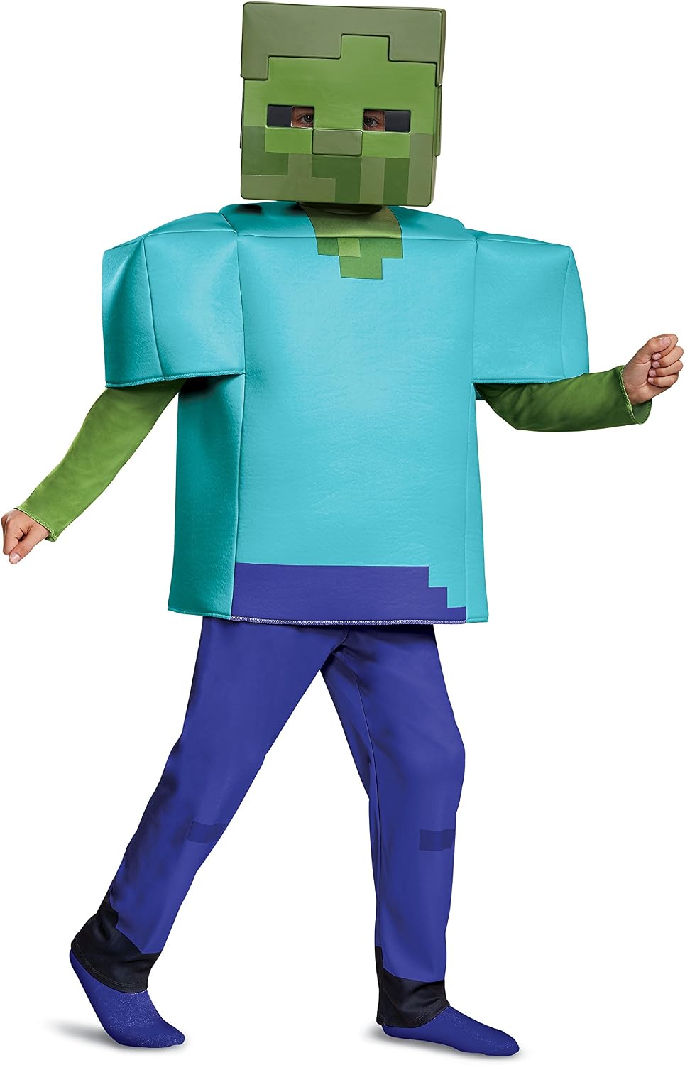 Detalle de Disguise Zombie Deluxe Child Costume with 3-D Top, Pants and Mask