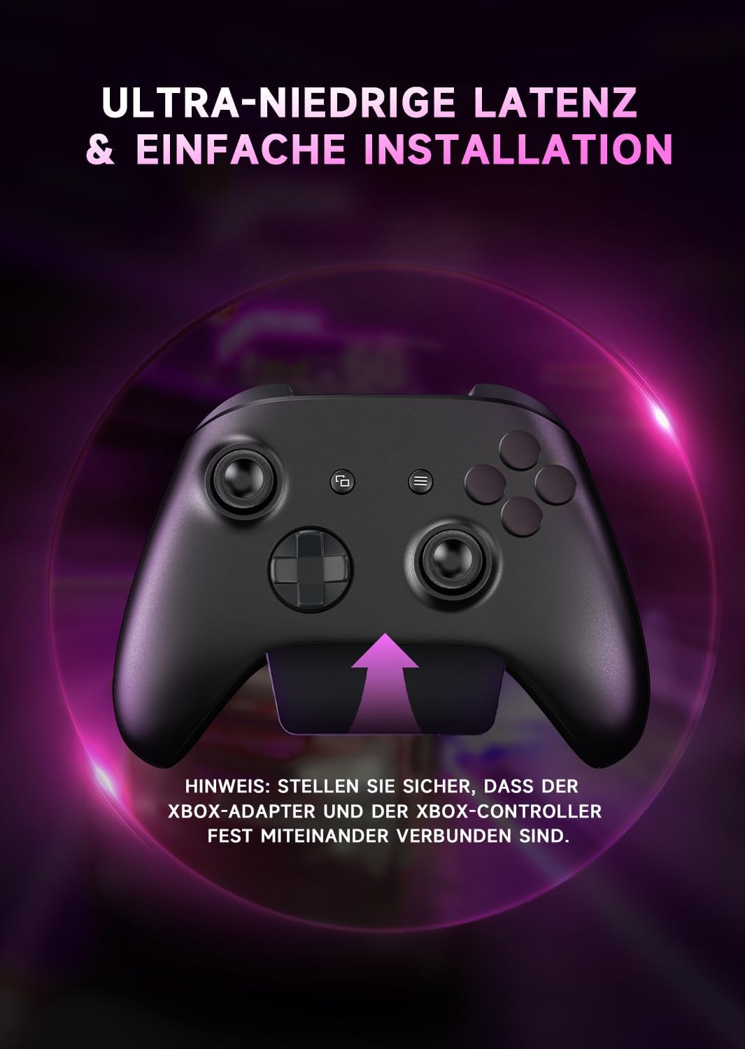 Detalle de Captain 200: Drahtloses Gaming-Headset mit Noise Cancelling, 3D-Surround-Sound und 45+