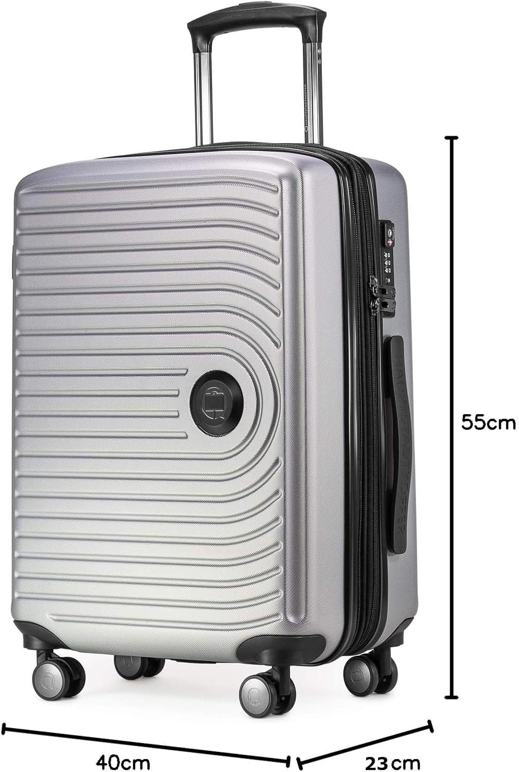 Detalle 2 de Hauptstadtkoffer Mitte Bagage – Ensemble de Bagage Cabine Argent Mat 55 cm (S)