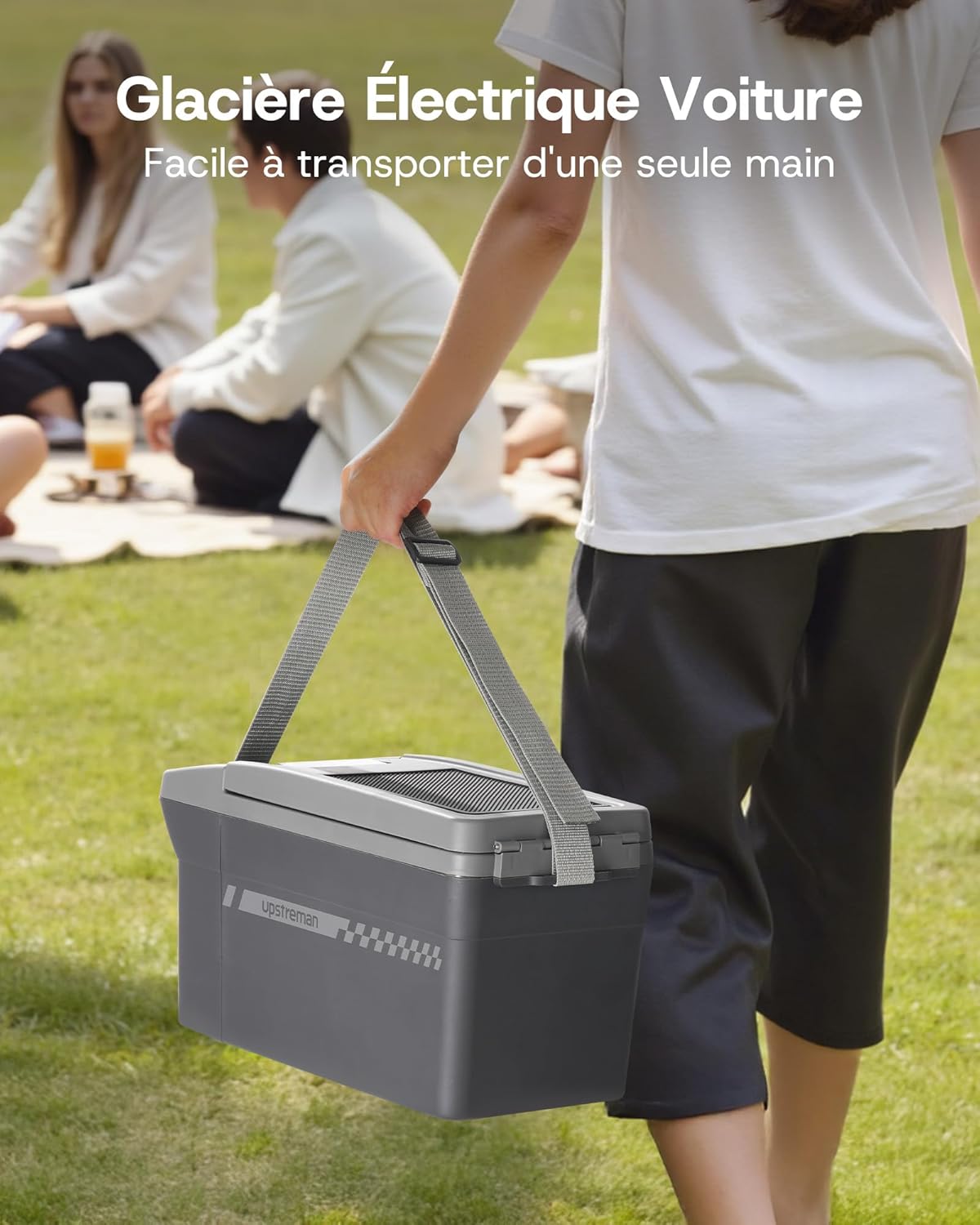 Thumbnail 5 de Glacière électrique Upstreman 8 L (chauffe et refroidit) 12 V pour voiture, camion, bateau et camping-car