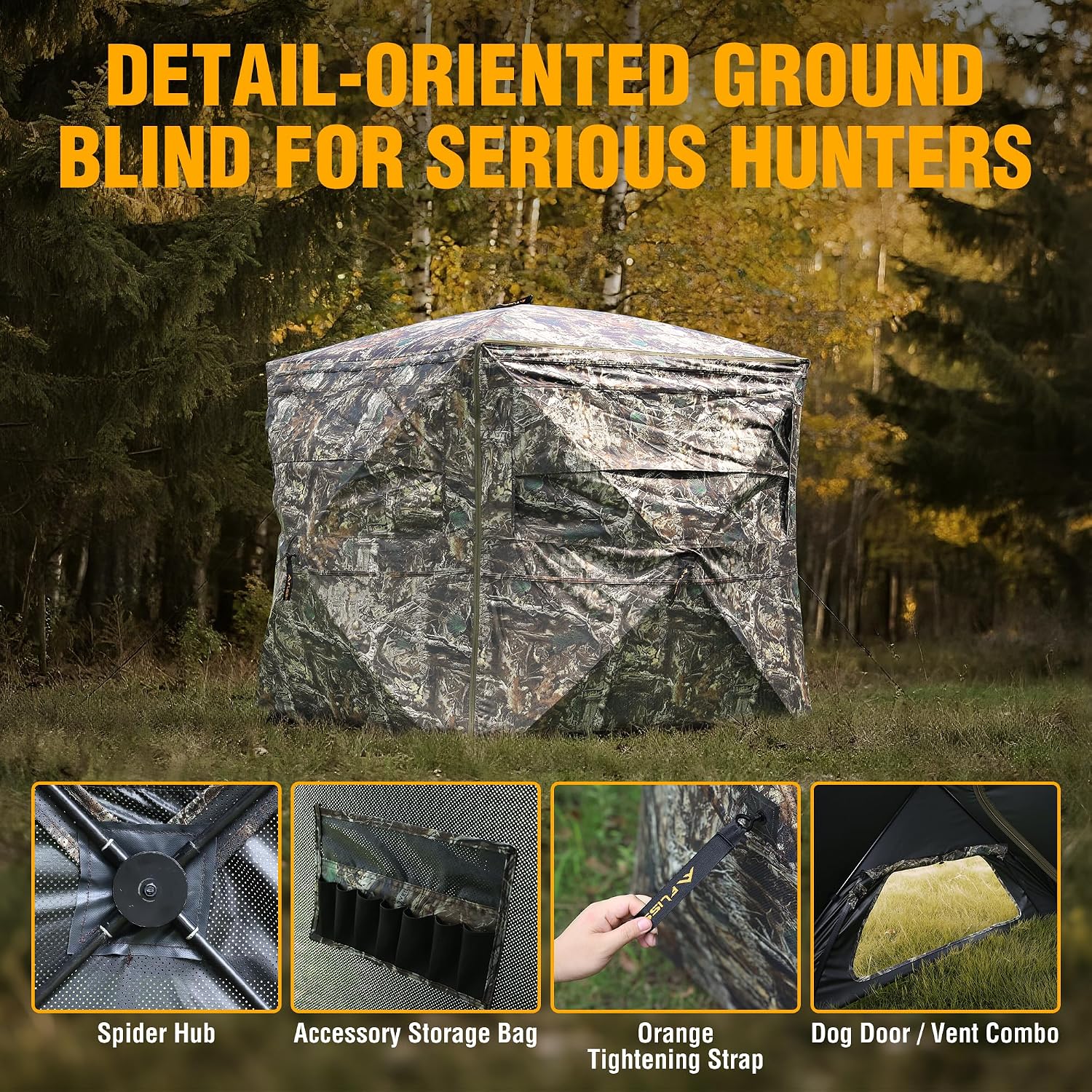 Thumbnail 4 de FLISSA Hunting Blind 270° View