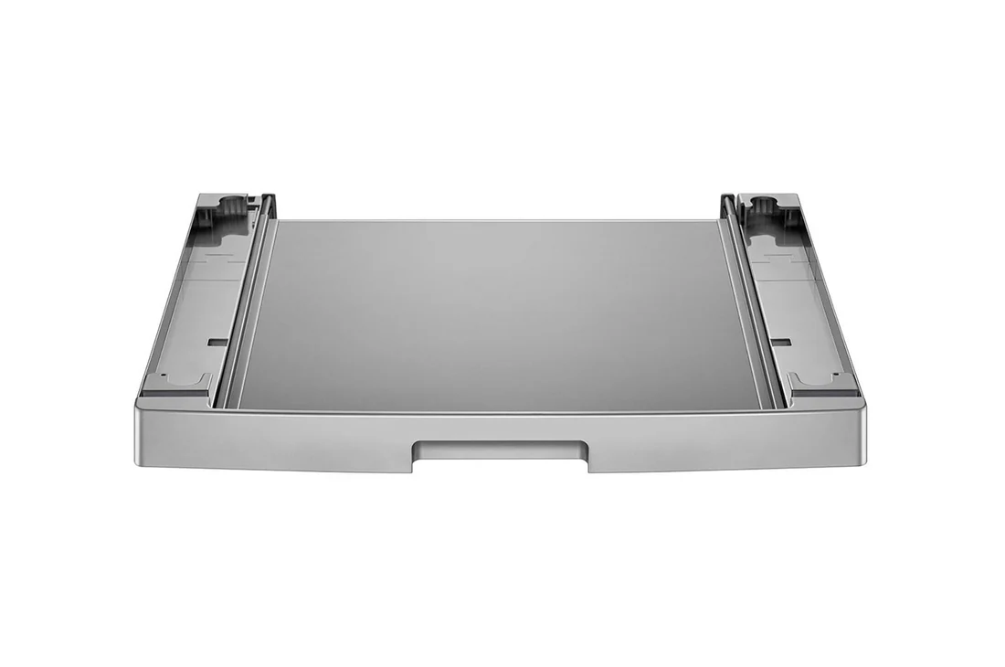 Detalle de Kit de unión para lavadoras LG (DSKSS.OUTLET) – profundidad 55–65 cm, bandeja extraíble, color plata