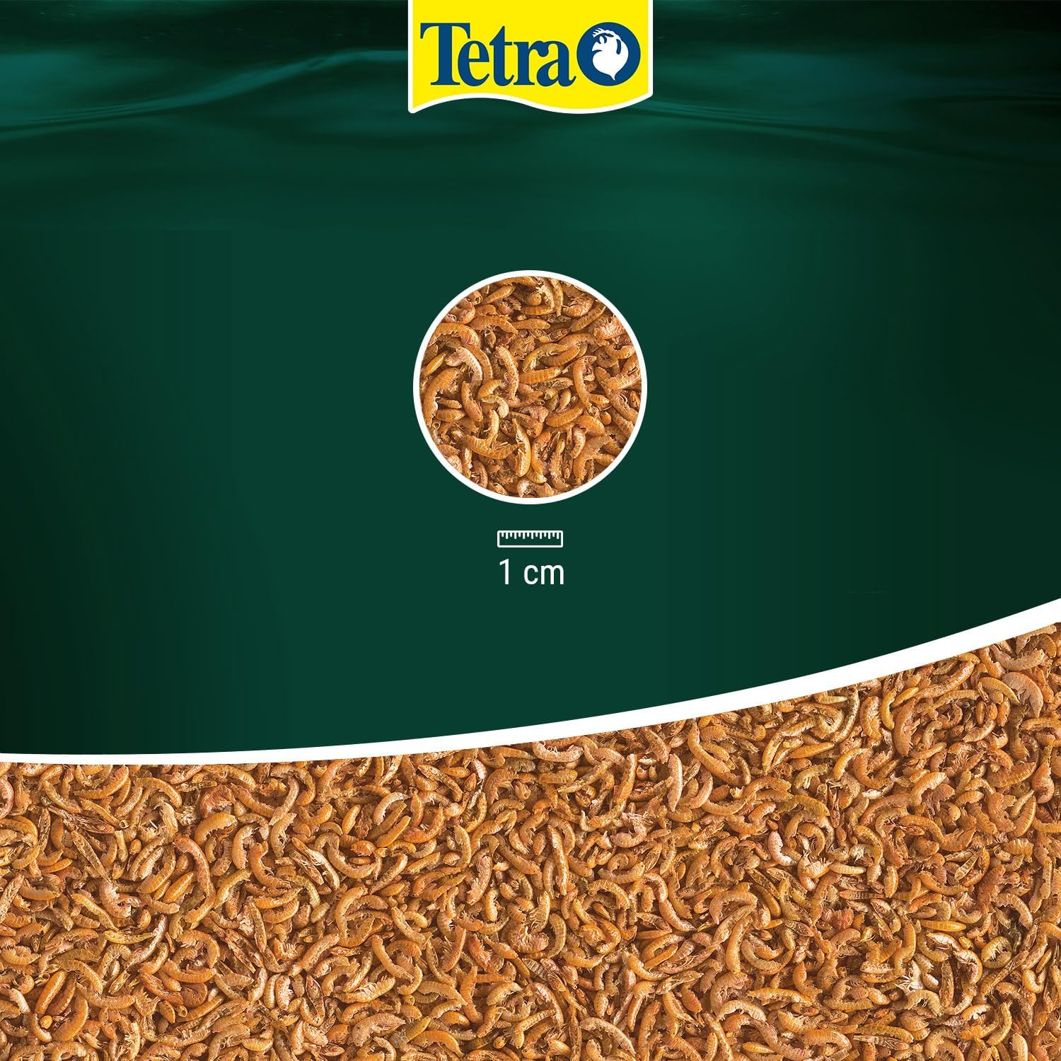 Detalle de TETRA Gammarus – Complément alimentaire naturel pour tortues d'eau (1 Litre) avec couvercle doseur