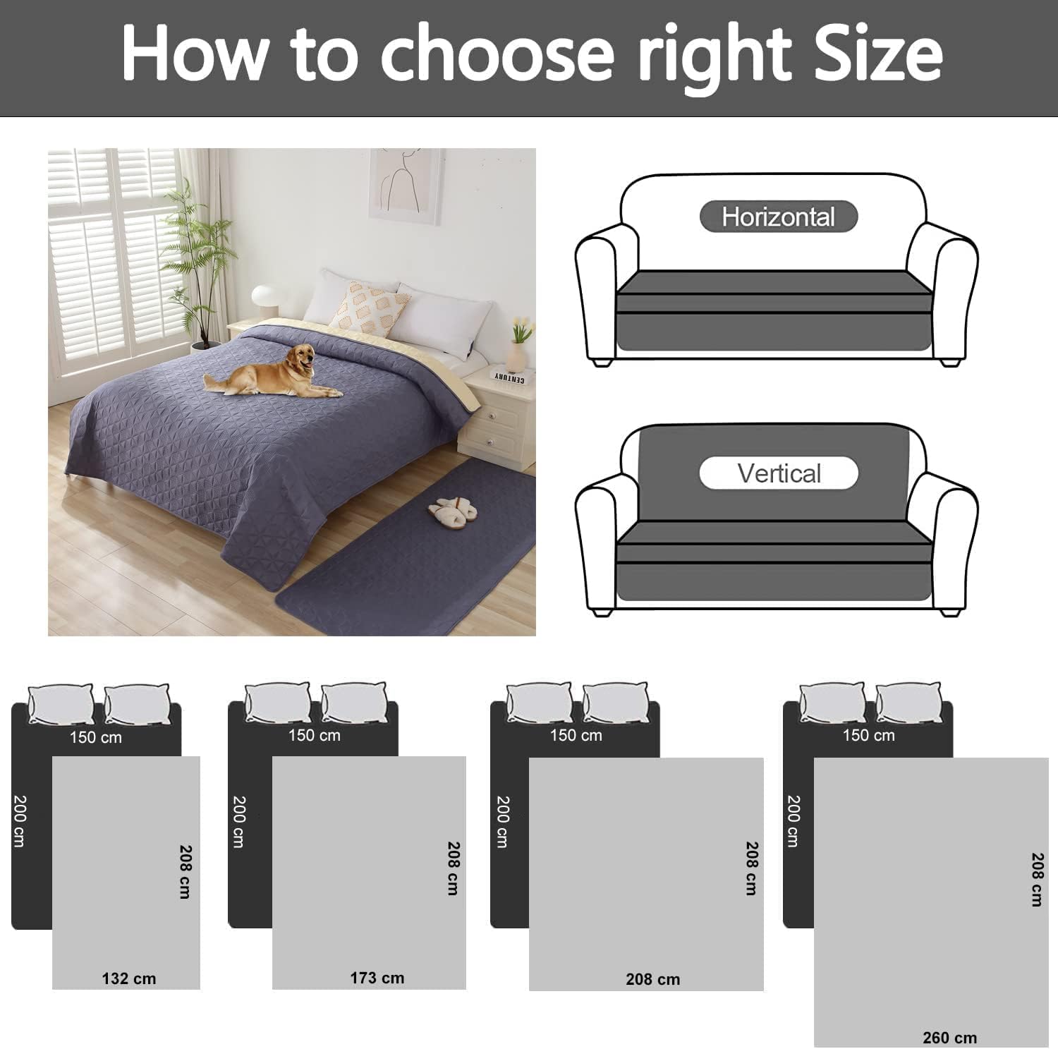 Thumbnail 3 de Taiyang Funda sofá impermeable 173–208 cm