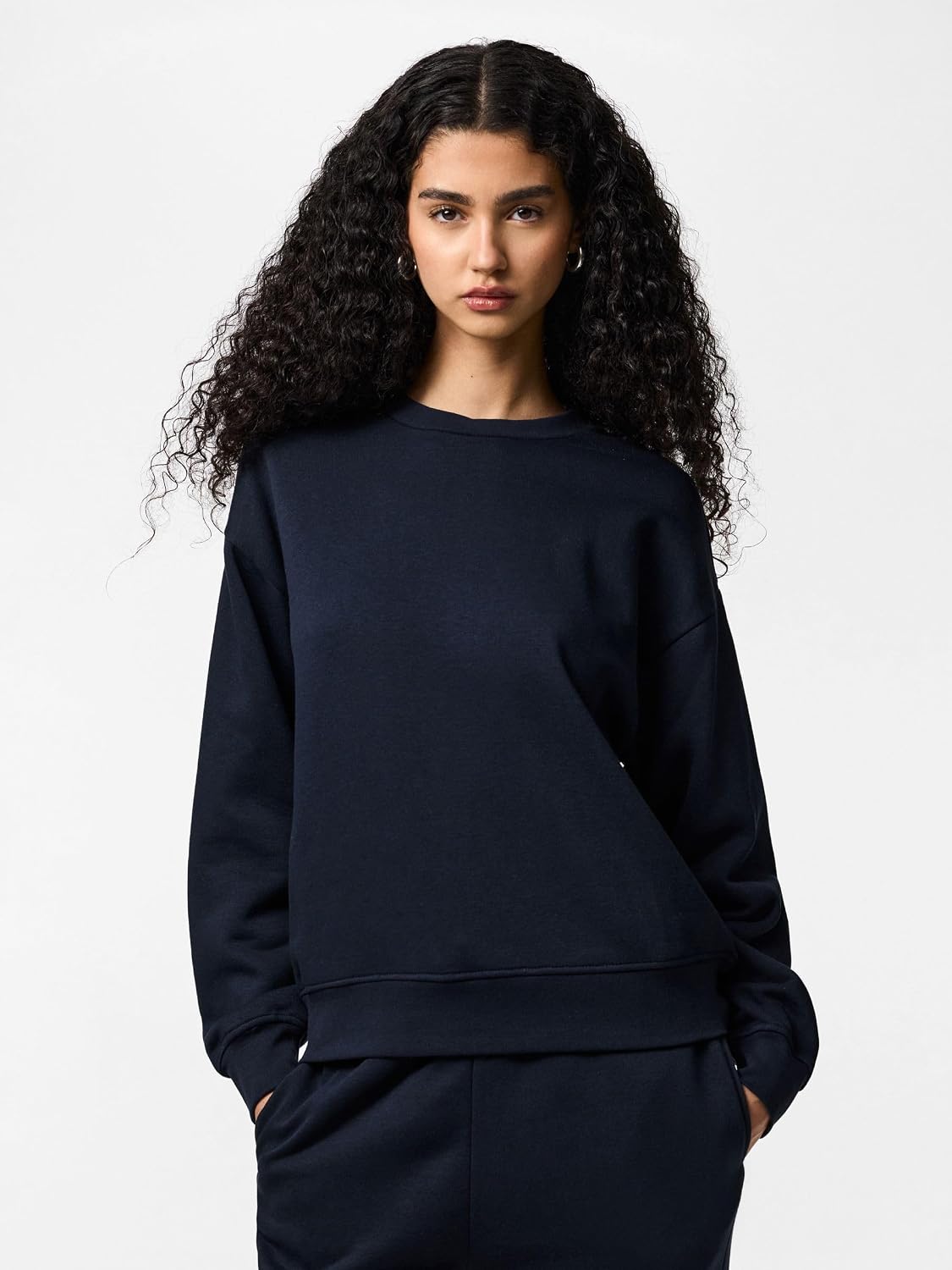 Thumbnail 1 de PIECES Sweatshirt PCCHILLI con girocollo e vita elastica