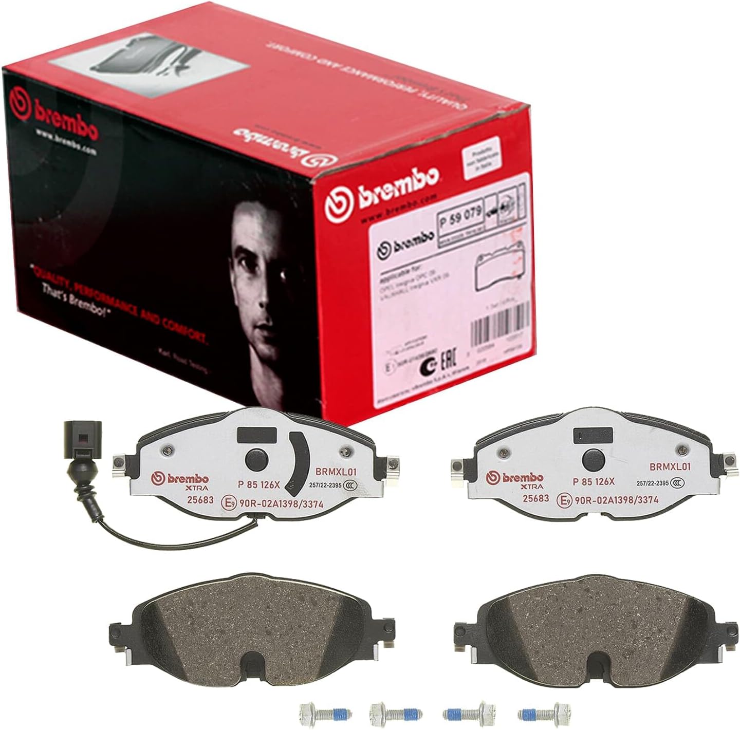 Detalle de Plaquettes de frein BREMBO P 85 126X
