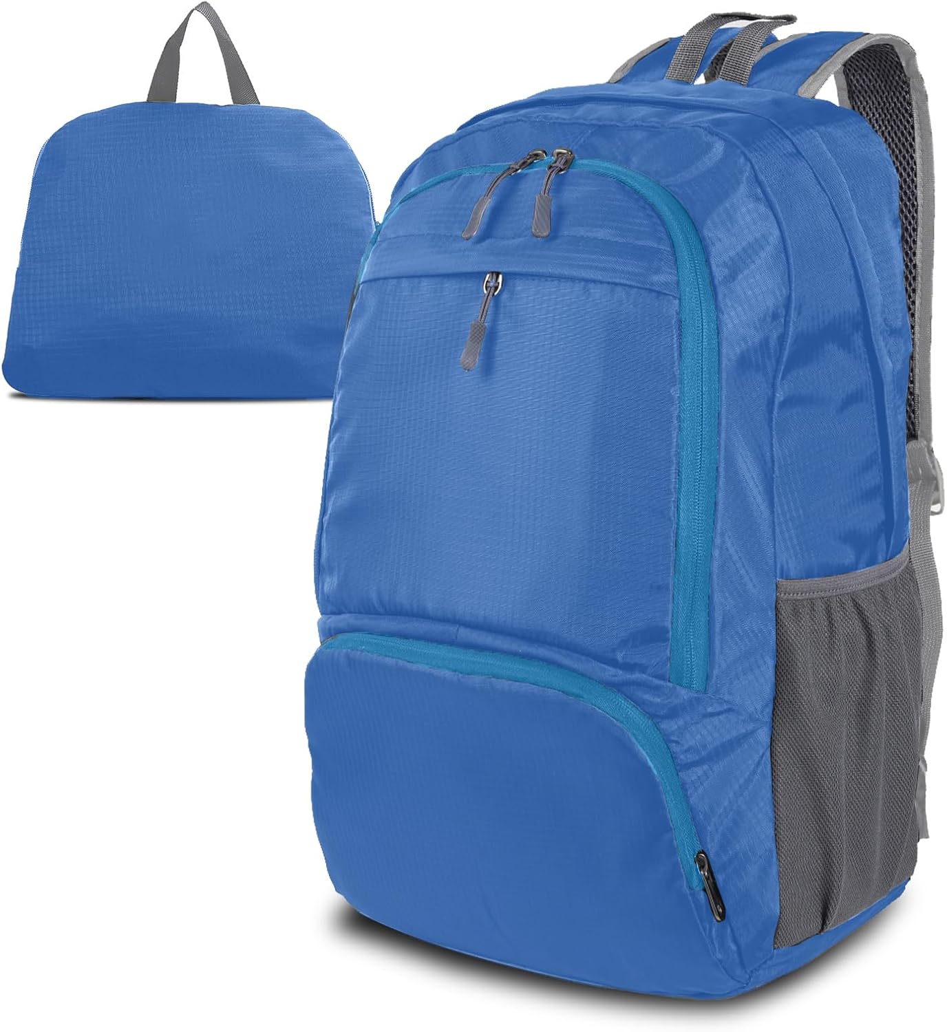 Detalle de Dewellyoo lightweight foldable packable rucksack – waterproof, breathable daypack for outdoor, travel and school