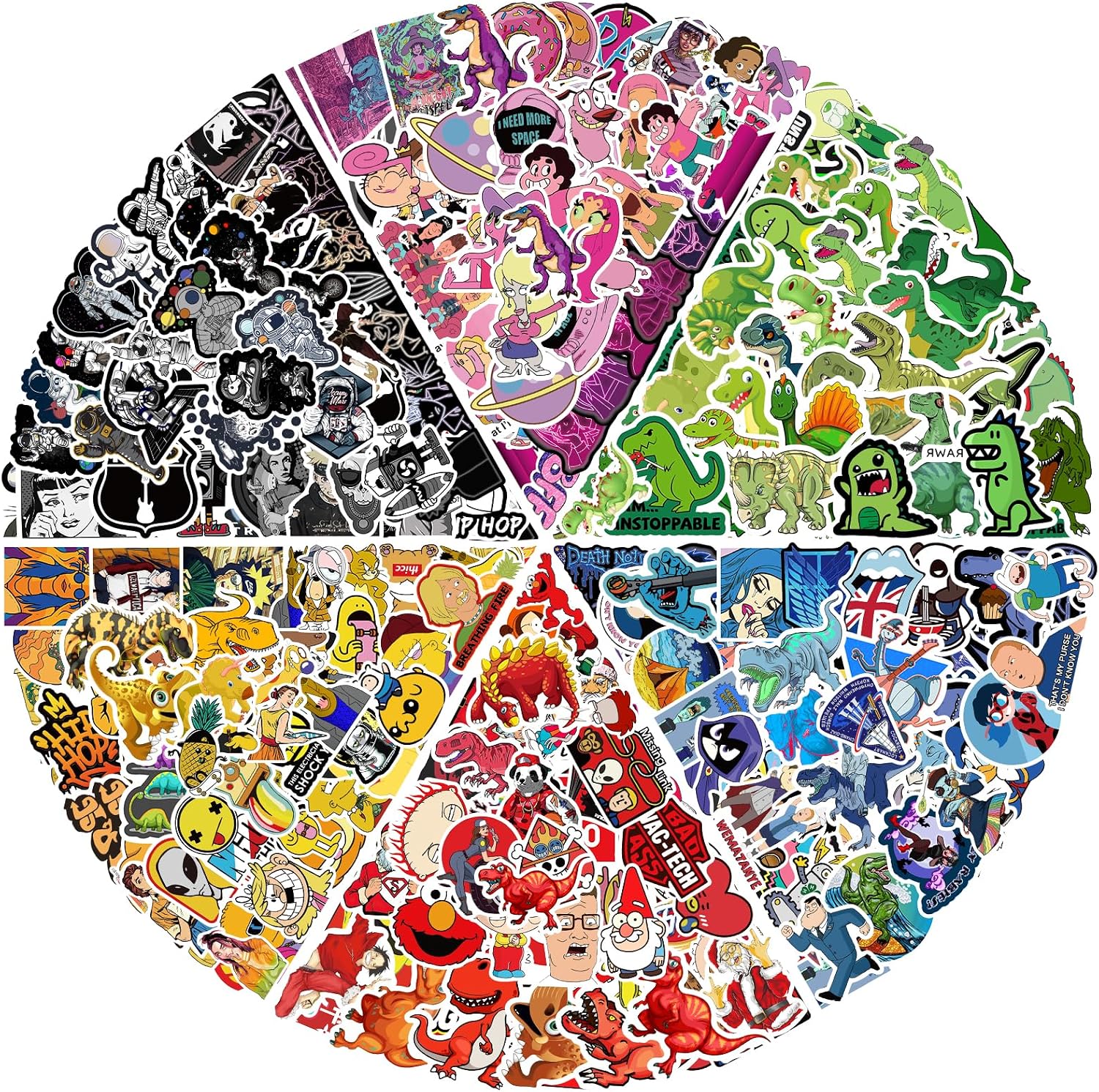 Thumbnail 6 de Arme Large Anime Stickers 600Pcs