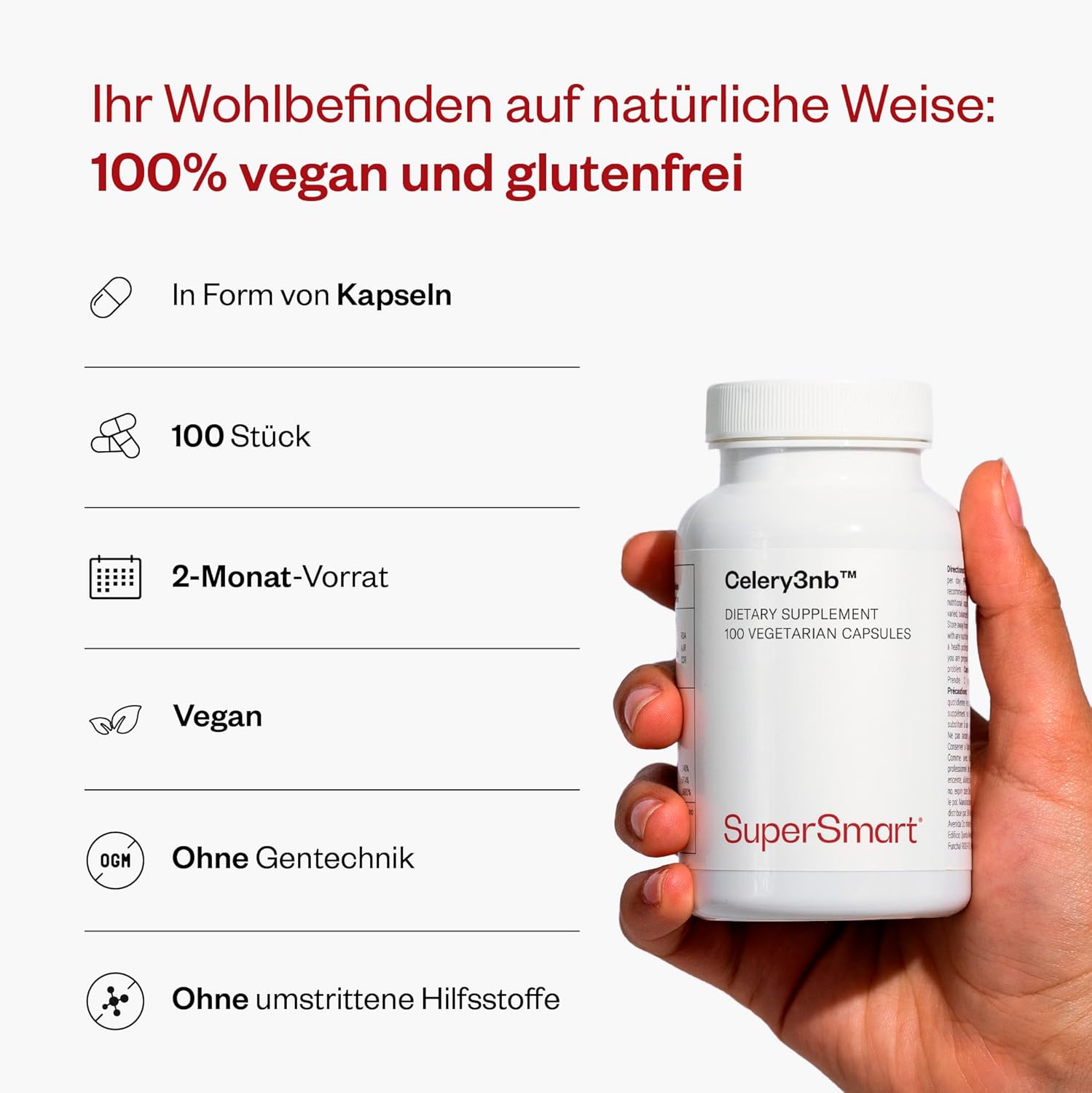 Thumbnail 4 de Celery3nb™ – patentierte Sellerie-Formel mit Magnesium und Vitamin B6 zur Blutdruckunterstützung (vegan, glutenfrei)