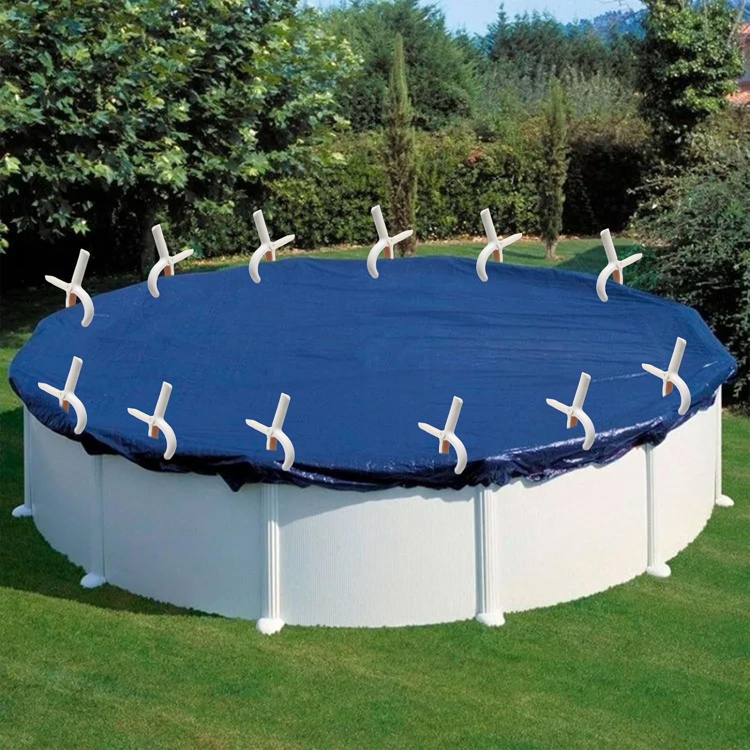 Detalle de 20 Stück Gewächshaus Klemmen – Kunststoff/Gartenklemme Pflanzclips zur Befestigung von Gewächshausfolien, Netzen und mehr