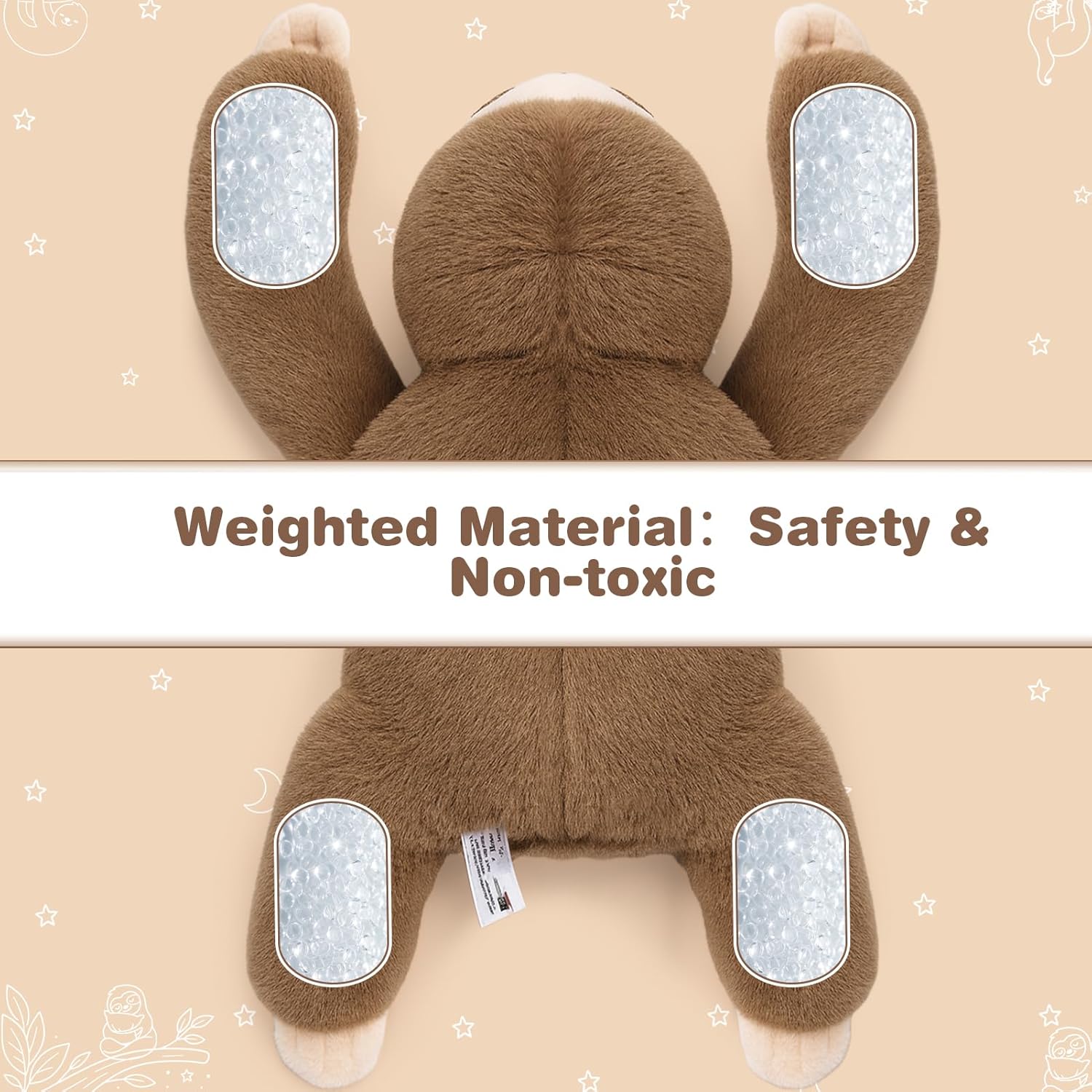 Thumbnail 3 de Joyreal Weighted Plush Sensory Sloth