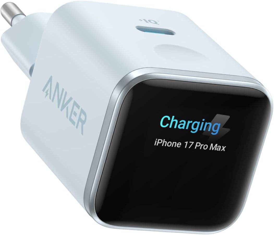 Thumbnail 6 de Anker Nano Cargador USB-C inteligente 45W con reconocimiento para iPhone y pantalla rotatoria