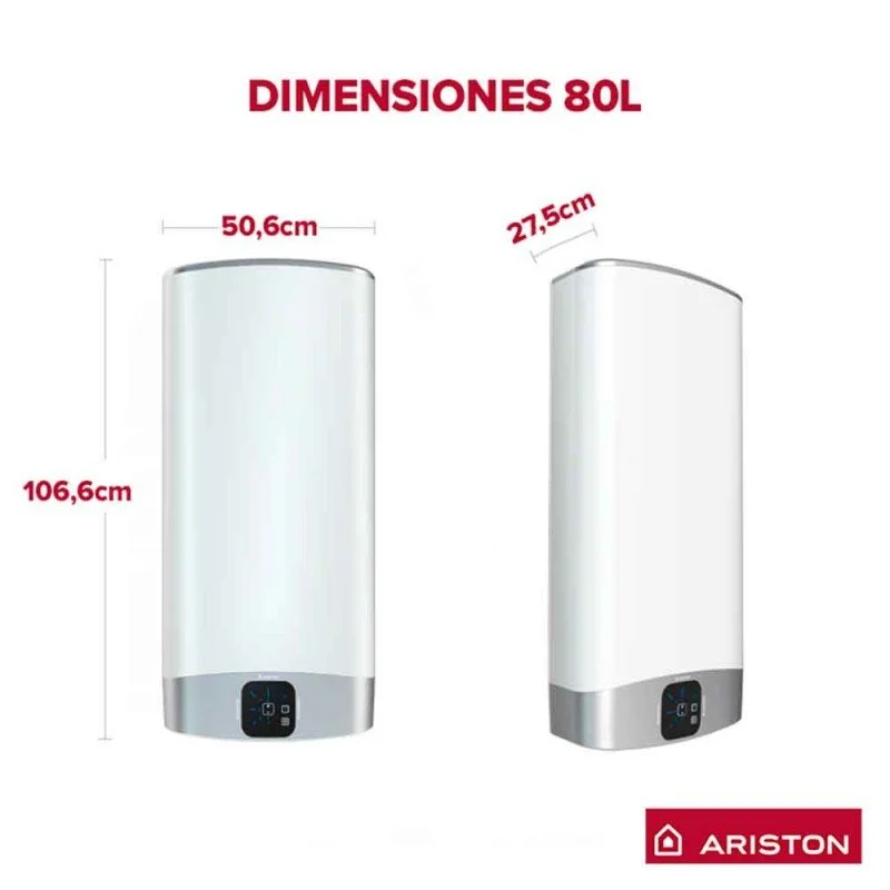 Thumbnail 2 de Ariston Velis WiFi 80L B: termo eléctrico multiposición con conectividad y ECO EVO