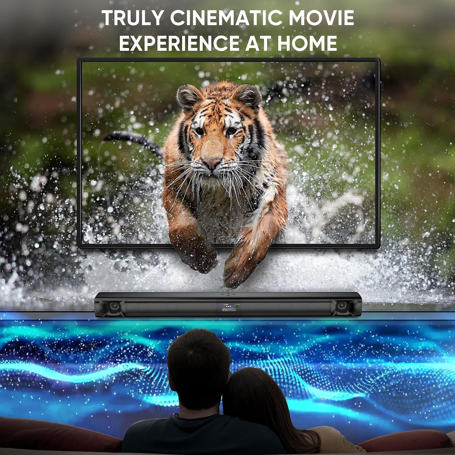 Detalle de Saiyin DS6401PB 31-inch Detachable Soundbar with Bluetooth 5.3