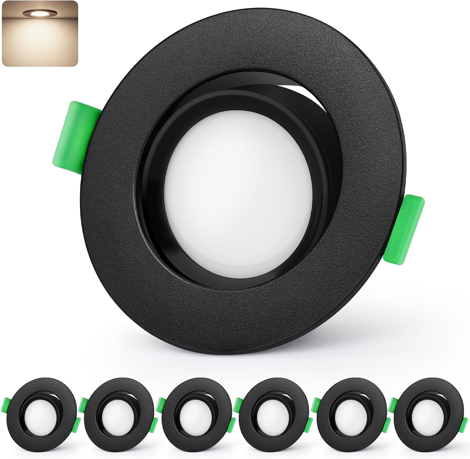 Detalle de GeyouLux LED Einbaustrahler 5 W 600 lm 230V