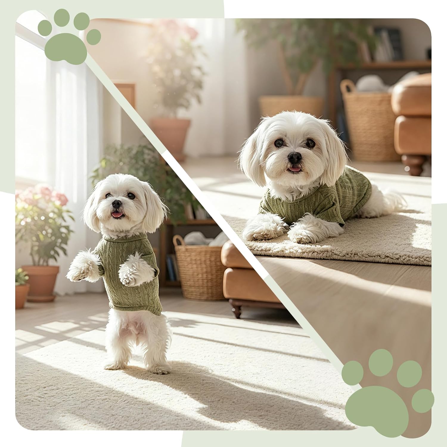 Thumbnail 6 de COOHAMS Dog Sweaters, X-Large