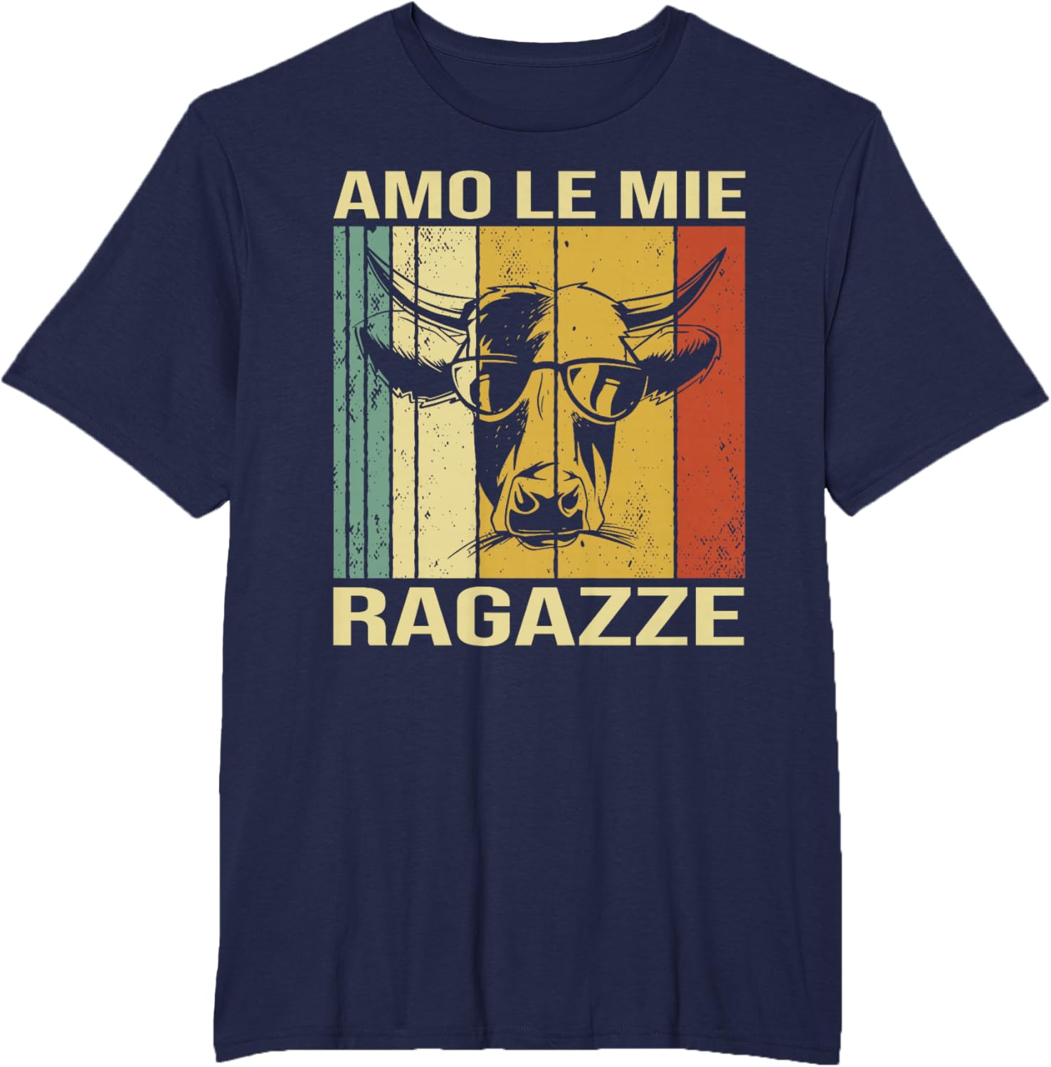 Detalle de Allevatori Mucca Fattoria Agricoltore Amo Le Mie Mucche Maglietta