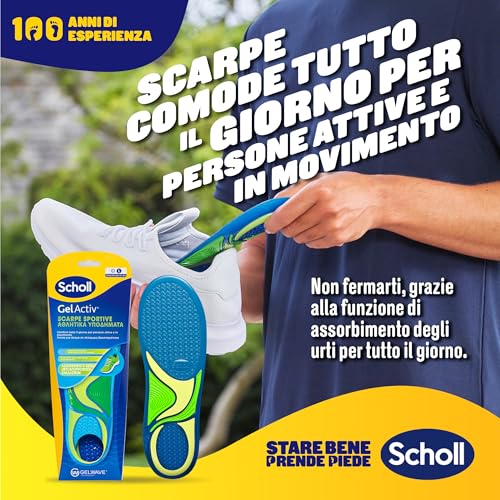 Thumbnail 1 de Dr. Scholl's GelActiv Solette per Scarpe Sportive con Tecnologia GelWave, Taglie 40–46,5