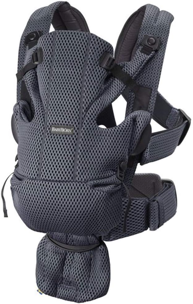 Thumbnail 1 de BabyBjörn Baby Carrier Move in 3D Mesh (Anthracite) for newborn to ~15 months