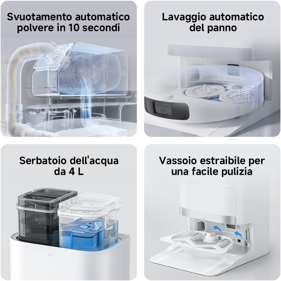 Thumbnail 1 de Xiaomi Robot Vacuum X20+ – Robot aspirapolvere e lavapavimenti con stazione smart all-in-one, 6.000 Pa e navigazione Laser 3D