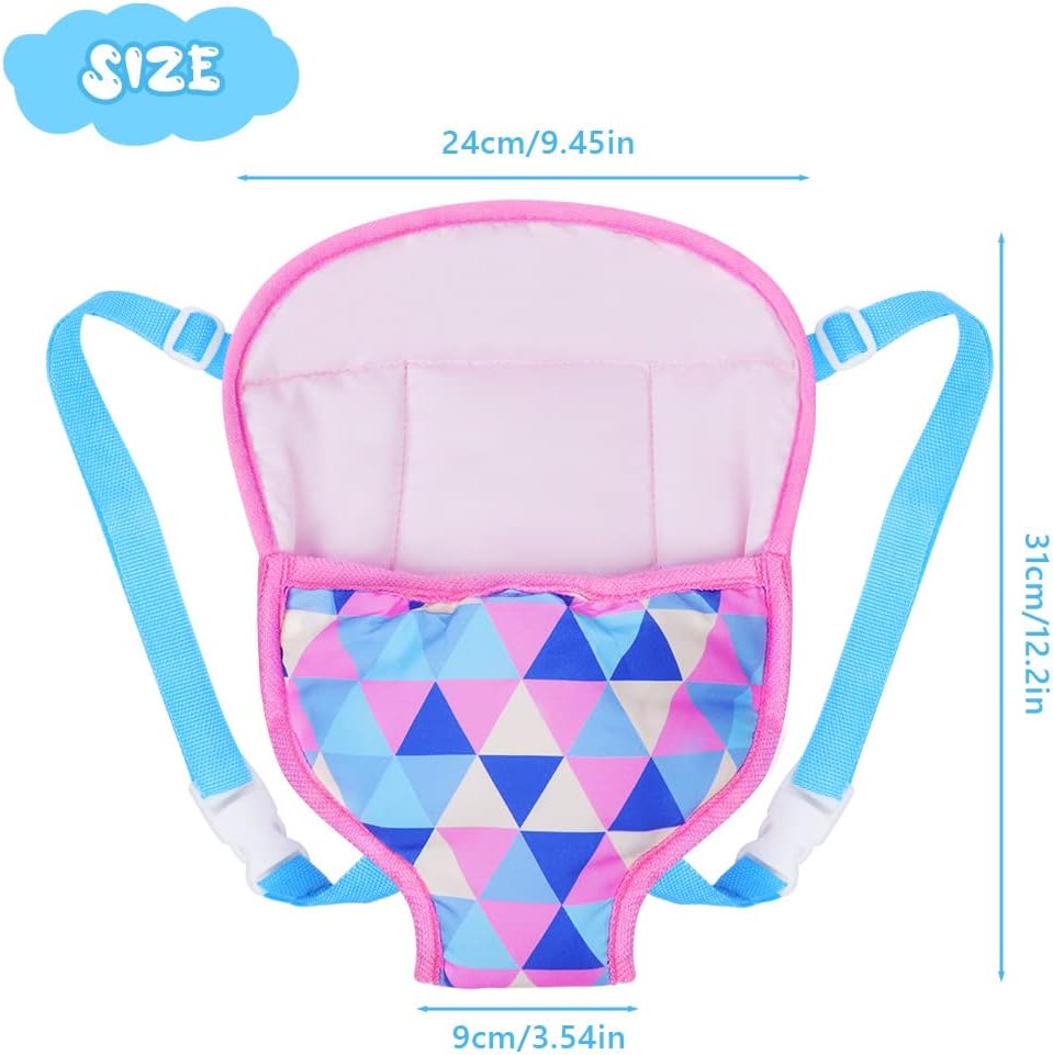 Detalle de Aolso porte-bébé sac à dos pour poupée 14-18