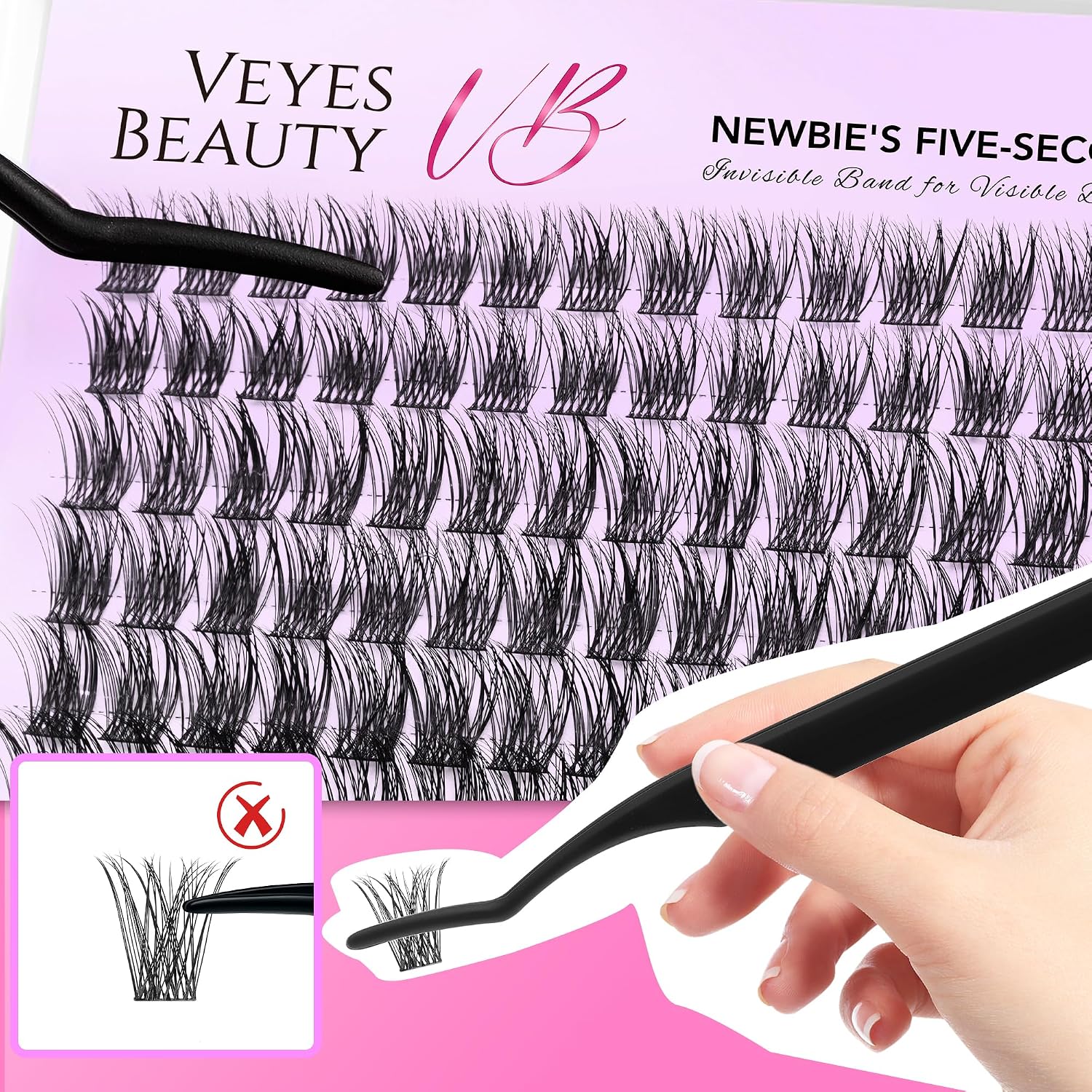 Thumbnail 5 de VEYESBEAUTY Lash Clusters Kit 5-Second