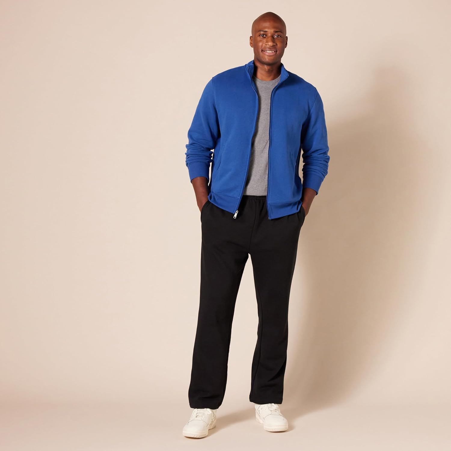 Thumbnail 6 de Amazon Essentials Felpa in pile con zip e collo a lupetto per uomo – vestibilità classica