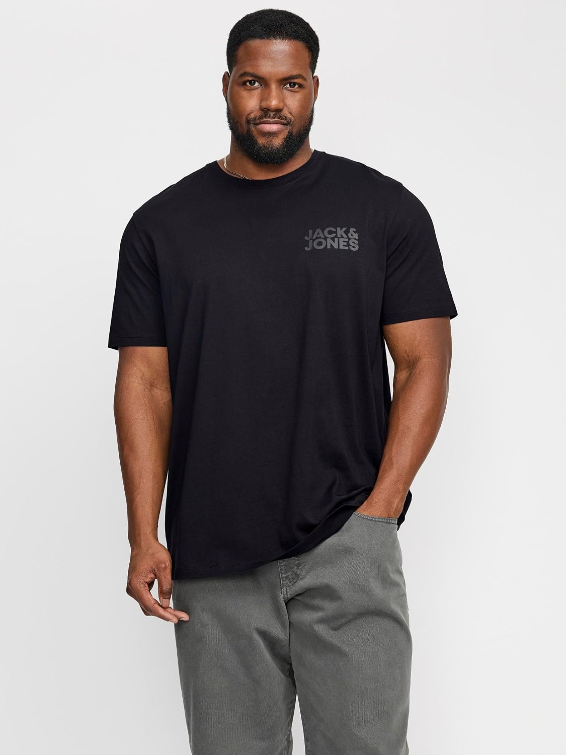 Thumbnail 1 de JACK & JONES Herren T-Shirt Plus Size Logo T-Shirt