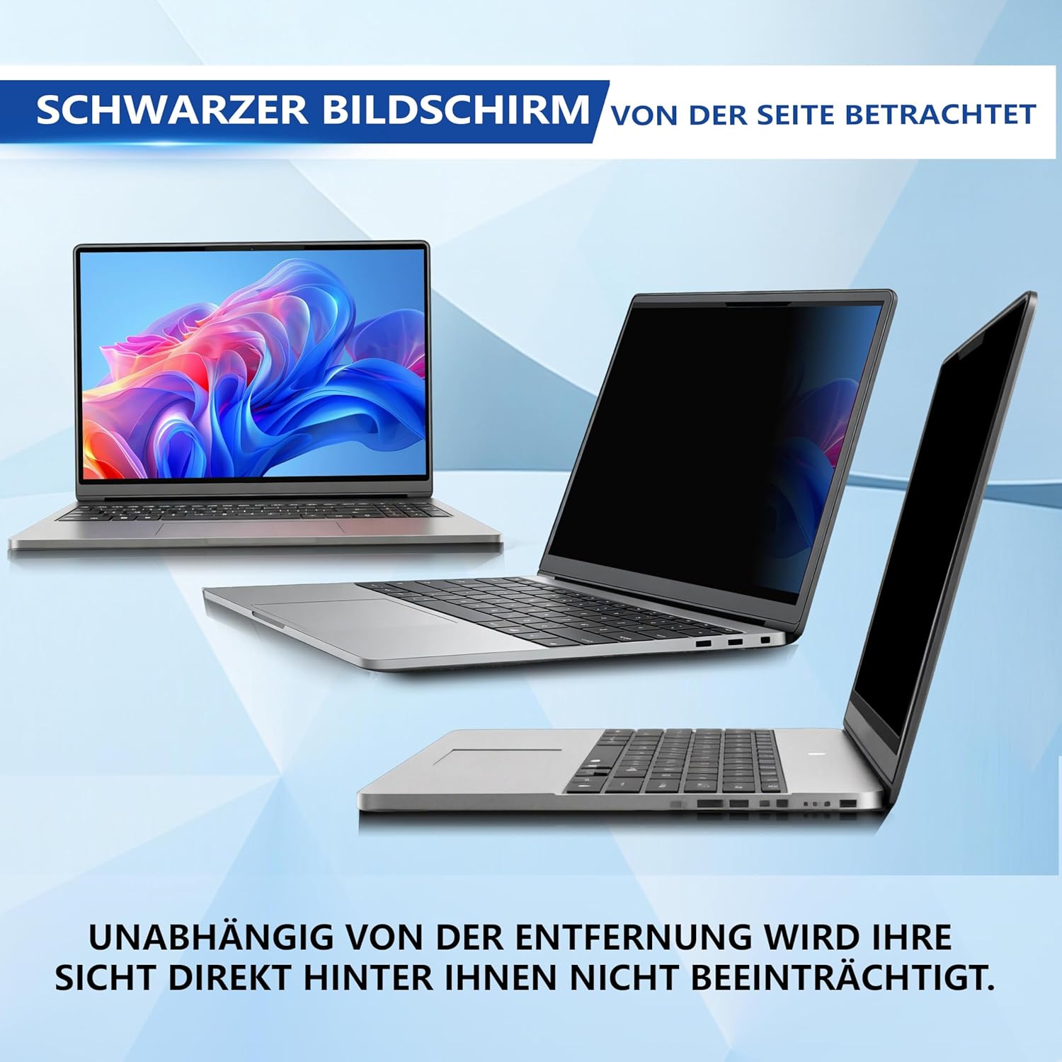 Detalle de Magnetische Laptop-Blickschutzfolie 14 Zoll 16:9 mit abnehmbarer Halterung – Kompatibel mit HP, Dell, Acer, Asus, Samsung & ThinkPad