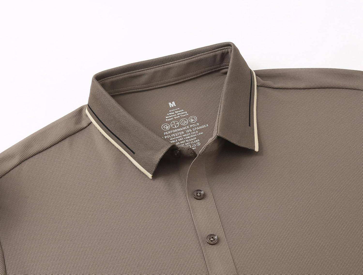 Thumbnail 2 de Alex Vando Mens Golf Shirt: Moisture-Wicking, Quick-Dry Polo for Active Days