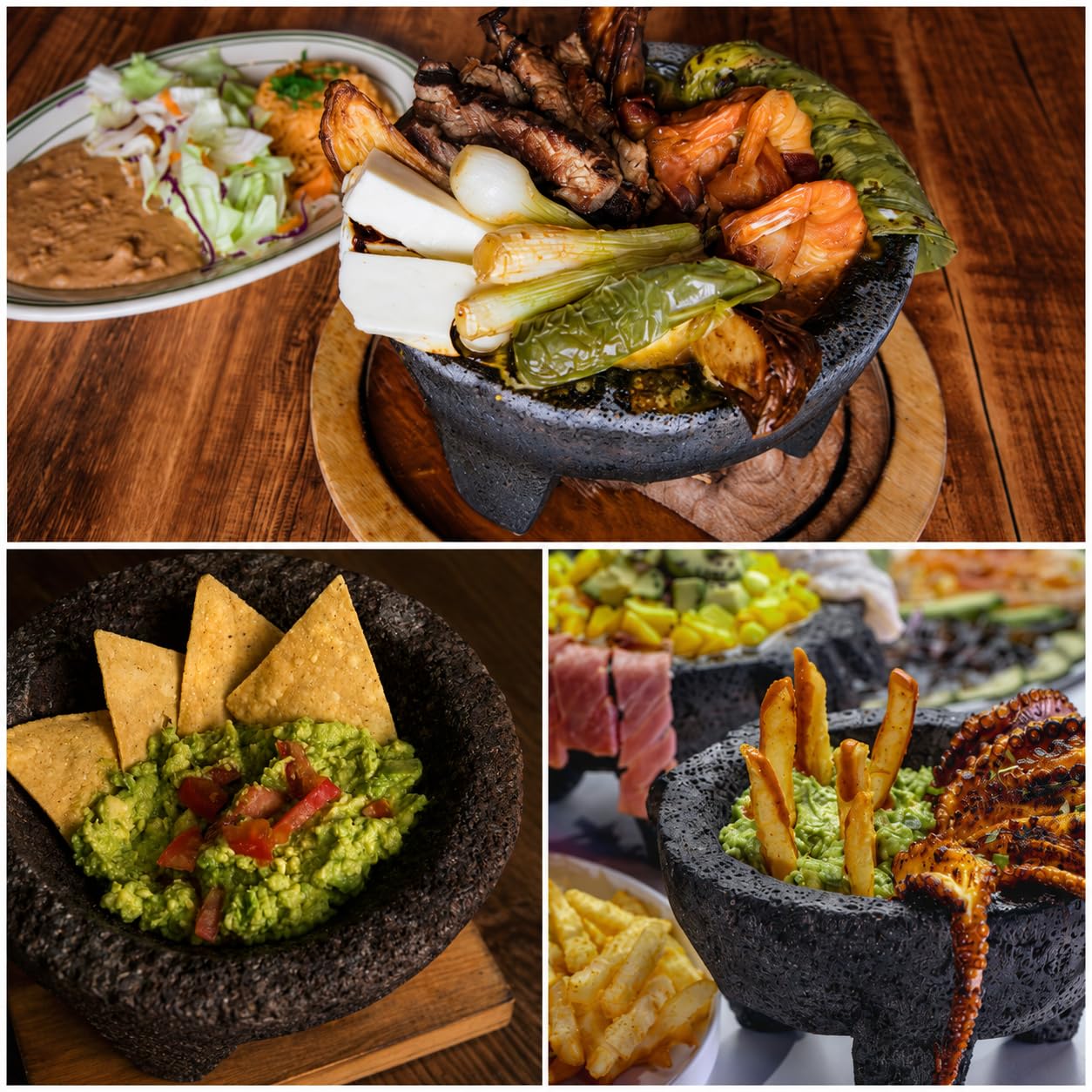 Thumbnail 4 de Molcajete Mexicano volcanic rock mortar and pestle 🍲
