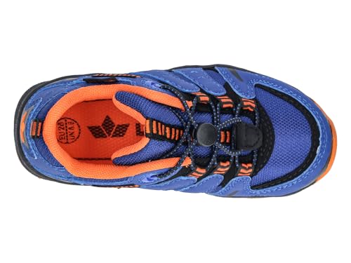 Detalle de Lico Fremont: Scarpe da Trekking Unisex per Bambini e Ragazzi (Blu/Nero/Arancione) - Taglia 32 EU