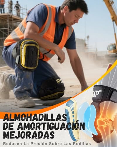 Thumbnail 3 de IPSXP Ginocchiere professionali da lavoro con doppio cuscino gel 🛠️