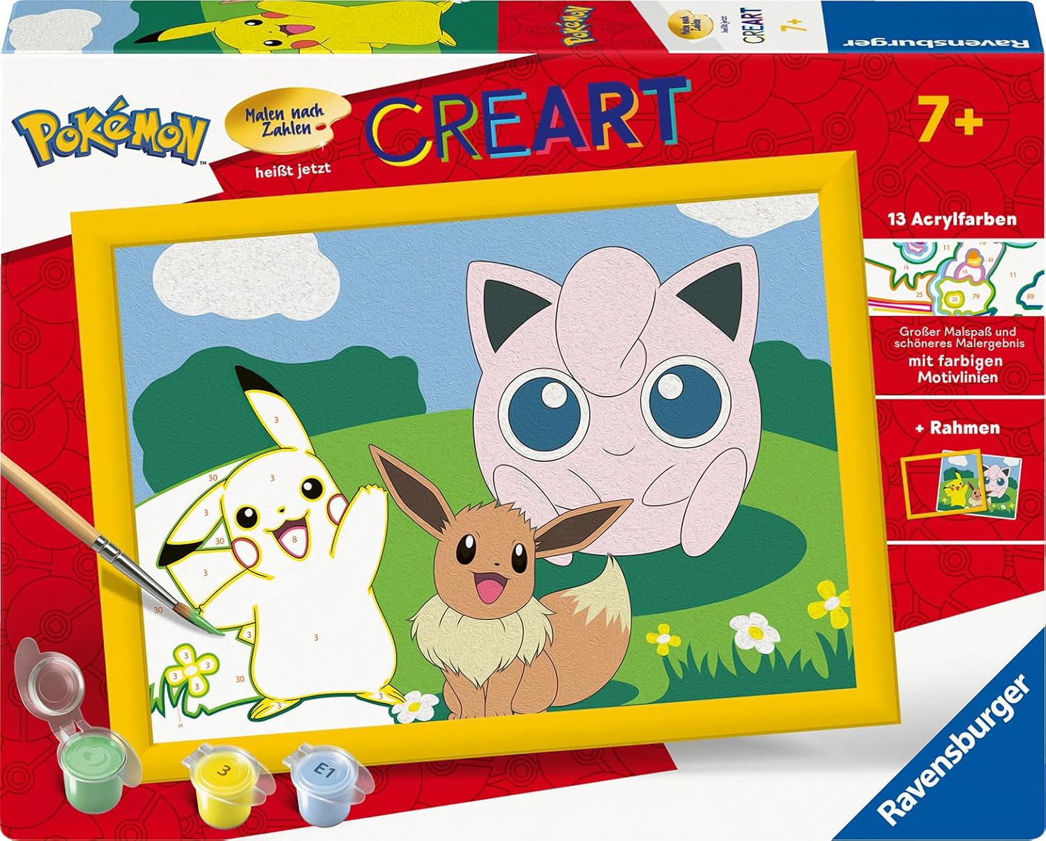 Thumbnail 1 de Ravensburger CreArt 20298 Pokémon Abenteuer 24x18 cm 🎨