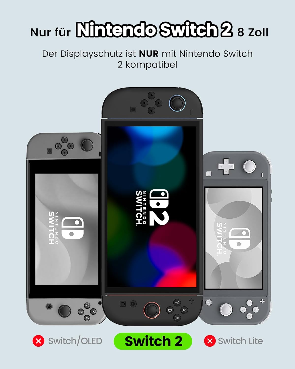 Thumbnail 1 de TRANSNOVO Panzerglas für Switch 2 9H