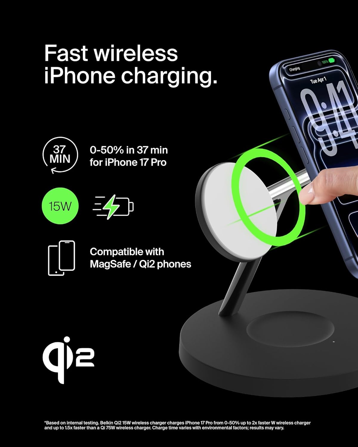 Thumbnail 2 de Belkin MagSafe 3-in-1 Charger 40W