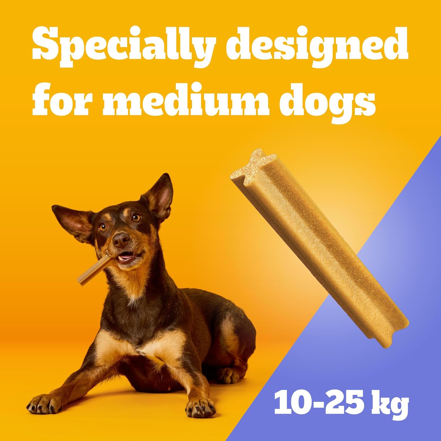 Thumbnail 5 de Pedigree DentaStix Daily Dental Chews For Medium Dogs (10-25 kg) – 112 Sticks