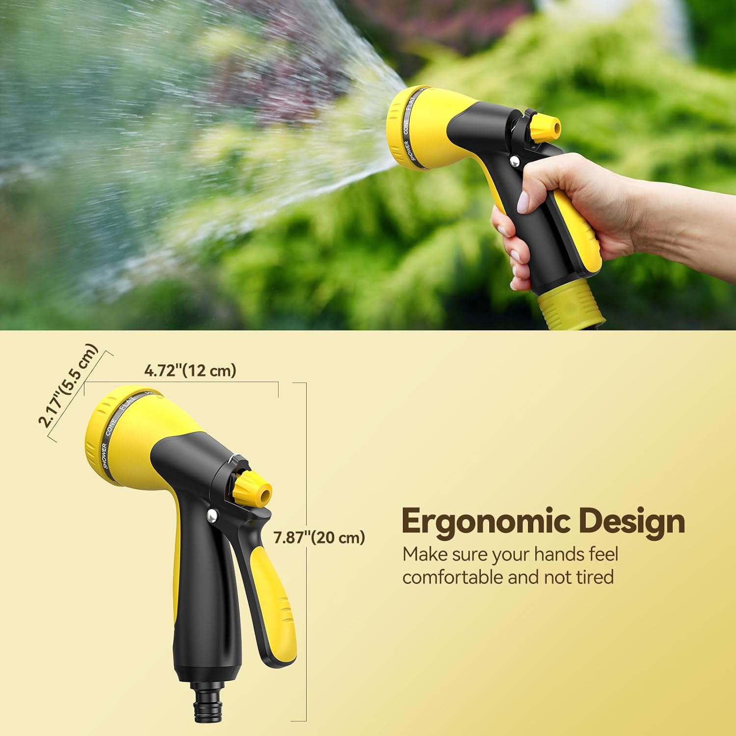 Thumbnail 5 de VOXON Hose Pipe Spray Gun 8-pattern 🌊