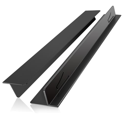 LIFFEE Stove Gap Covers 2PCS — Stainless Steel Gap Filler (13.8'' to 27.5'')