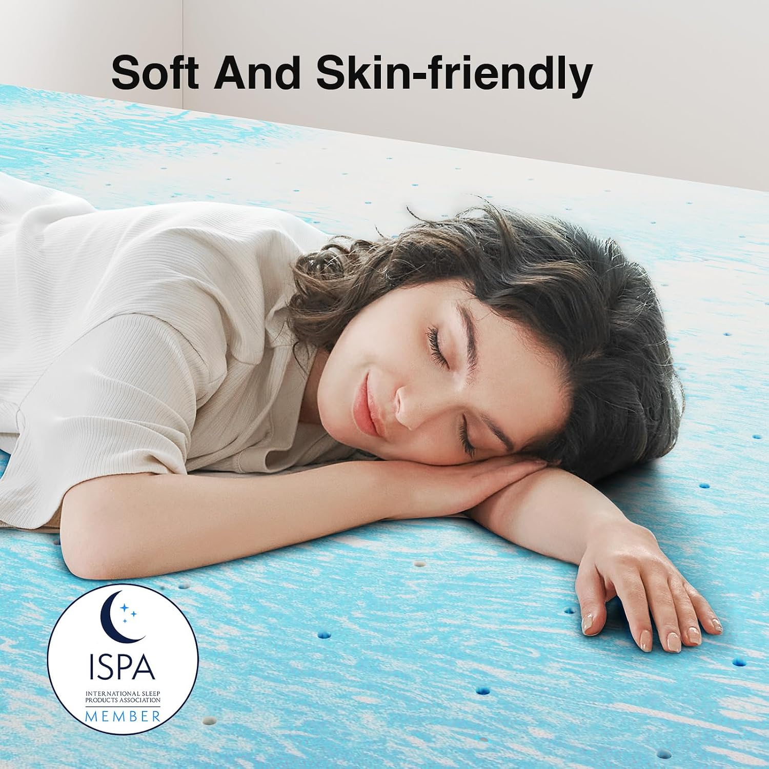 Thumbnail 6 de Novilla Memory Foam Mattress Topper, 2-Inch